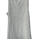 SKIMS Gray Sleeveless Womens Romper With Back Zipper Closure L 90% Cotton 10% Photo 0