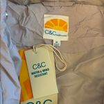 C&C California  Hooded Puffer Jacket - Soft Lavender Women Size Medium Photo 1