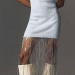 Anthropologie  Fringe Hem Sweater Dress, Size L Photo 0