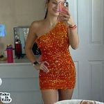 mini dress Orange Size 2 Photo 0