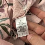 Aeropostale Women’s Pink Floral Laced Sleeveless Top Sz Large Photo 5