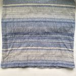 Artisan NY blue striped linen blend dress, size 2 Photo 2