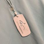 Greg Norman  Shirt Womens Medium Aqua Blue Golf Polo Top Blouse Sleeveless NEW Photo 6