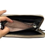 Kate Spade New York Black and Taupe Zip Around Wallet Photo 7