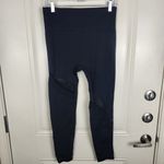 Zyia Active Black Angle 7/8 Grid Perforated High Rise Seamless Leggings Size M Photo 2