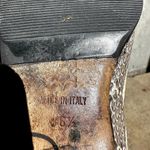 Jimmy Choo  Snakeskin Ballet Flats Shoes Slip On Round Toe Leather Cream 6.5 Photo 4