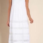 Soft Surroundings  Lots Of Lace White Maxi Dress Photo 0