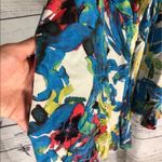 Rachel Roy Womens Floral Blue open back Romper Jumpsuit size 4 Photo 4