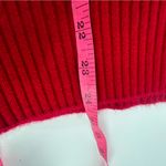 From Future winter sports oversized cashmere turtleneck embroidered sweater sz S Red Photo 6