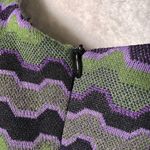 ZARA NWT  Metallic Geo Stripe Cutout Long Sleeve Mini Dress Photo 10