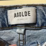 AGOLDE Womens  Riley Crop High Rise Straight Jeans Photo 4