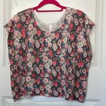Bongo Boxy Knit Floral Sweater Large Photo 0