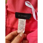 B. Smart  Dress Coral V Neck Sleeveless Zip Stretch Size 16 Photo 1