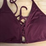 Mossimo Size Small Burgundy Women's Teen Girl Bathing Suit Bikini Swim Top Brown Photo 1