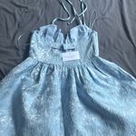 Sky to Moon Light Blue Dress Photo 2