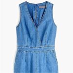 J.Crew , Point Sur, Indigo Sleeveless Wide-leg Tailored Denim Jumpsuit 00 Photo 10