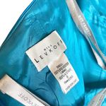 Bill Levkoff ске Sateen Strapless Formal Cocktail Mini Dress ске Aegean Blue ске 6 Photo 12