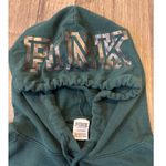 Vintage PINK Victoria's Secret Oversized Fleece Hoodie Sweatshirt Women's Size L Green Size L Photo 5