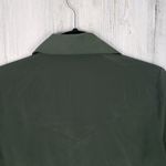 Rock & Republic Silky Dark Green Long Sleeve Button Down Top Women's Size Small Photo 9