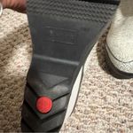 Hunter White Crackle Platform Wedge Chelsea Boot- Size 9 Photo 7