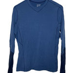 Arc’teryx women blue long sleeve wool base layer top sz M Size M Photo 0