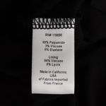 Nightcap  Dixie Long Sleeve Lace Romper Size 2 Black Partially Lined Keyhole Back Photo 8