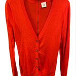 CAbi  3155 Red Cardigan Cobblestone Size Small Photo 0