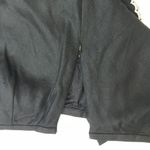 Ann Taylor  LOFT PETITES Black Linen Skirt Sz 6p Photo 1