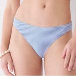 J.Crew New Seersucker Striped Hipster Bikini Swim Bathing Suit Bottom Size XL Photo 0