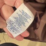 Lands' End  Puffer Coat Jacket Womens L Brown Down Fill Longline Winter Quilted Photo 4