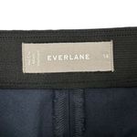 Everlane The Side-Zip Stretch Cotton Dress Pants in Navy Blue Size 14 Photo 4