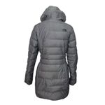 The North Face  Gotham II Down Parka Jacket Women’s Size Small Grey Heather Zip Photo 3