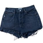 AGOLDE Parker Black Denim Shorts Photo 0