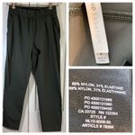 The Group Babaton Women's Olive‎ Green Nylon Elastane Jogger Pants Size S Photo 11