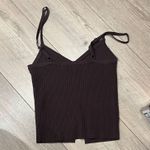 Glassons  Dark Cut Out Ribbed Top Photo 1