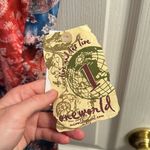 One World  Red & Blue Paisley Print Top Photo 2