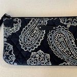 Vera Bradley  Slim Zip Wristlet in Blue Bandana Wallet Photo 0