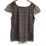 Lane Bryant Top Blouse Size 14/16 V-Neck Brown Empire Waist Peasant Cottage NWT Photo 6