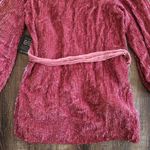 Retrofête Retrofete Gabrielle Robe Dress Pastel Pink Sequins Size Large NWT Long Sleeve Photo 8