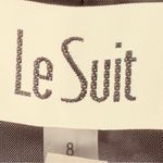 Le Suit Size 8 Black & White Long Sleeve Lined 1 Button Closure Jacket B… Photo 8