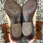 Stallion hand tooled leather zorro ankle cowboy boots Tan Size 7 Photo 10