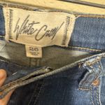 White Crow  Jeans Womens 26 Patchwork distressed boho flannel lined grunge Photo 3