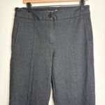 Betabrand  Women's Charcoal Gray Long Stretch Ponte Ankle Pants Size L Tall Photo 1
