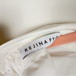 Rejina Pyo White Long Sleeve Ruched Collared Shirt Dress Cotton Size US 4 Photo 7