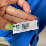 Three Dots ‎ Twist Front Jersey Dress Blue S Photo 5