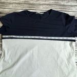 Ceasikery Women's Casual T Tee Shirt S SM Small Navy Blue White Black Colorblock Photo 8