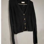 Cloud Chaser  Cropped Cardigan Size XL Button Front Knit Size XL Photo 1