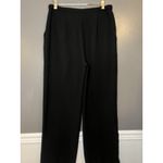 kim rogers  Pants Womens 14 Black Dress Slacks Elastic Waist Pockets Polyester Photo 4