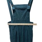 Cider  Corduroy Wide Leg Women's Jumpsuit Size Large Blue/Green Oversized NWT Photo 6