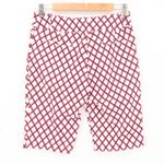 NWT Ashley Golf Shorts Womens Preppy Varsity Coolmax Resort Vacatioln Size 2 Red Photo 2